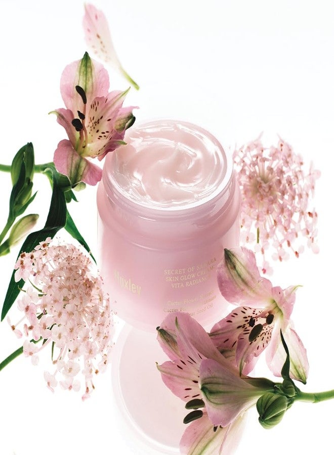 Huxley Secret of Sahara Skin Glow Cream Vita Radiance, 3% Niacinamide Face Moisturizer, Korean Skin Care Gel Cream for Dewy Glow, Glass Skin Finish | 50ml /1.69 fl. oz. - Image 3